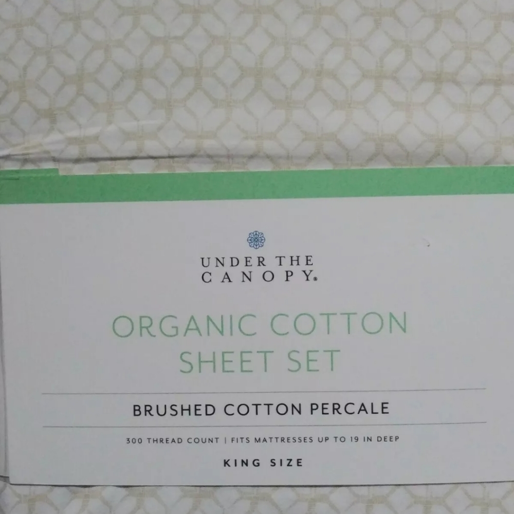 New Under The Canopy Majorca king size Sheet Set - Picture 2 of 6